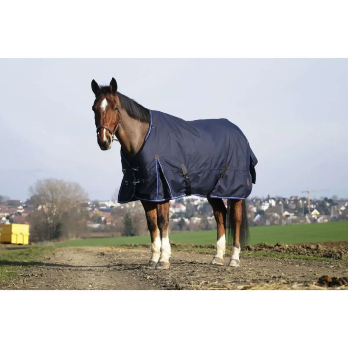 Equithème Outdoordeken Classic 1200D 100G Navy 1