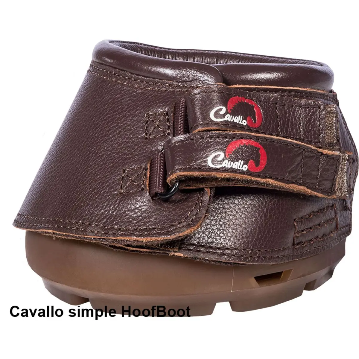 F.R.A. Cavallo Horse & Rider Hoefschoenen Simple Regular Bruin 1