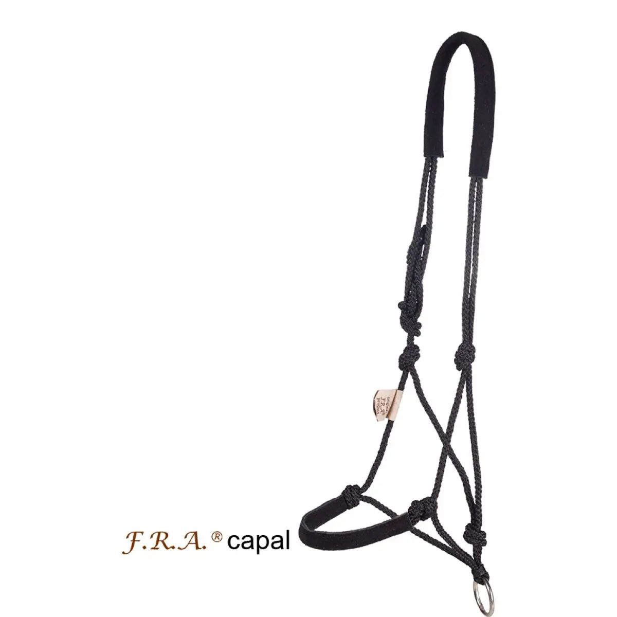 F.R.A. Trainingshalster Capal Nubuck Profi Zwart 1