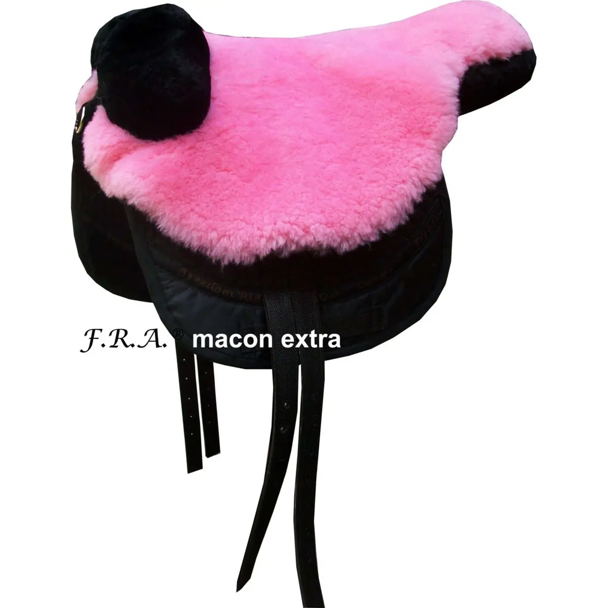F.R.A. Rijsjabrak Macon Extra Merino Met Kniewrongen En Inlagen Zwart/Roze 1