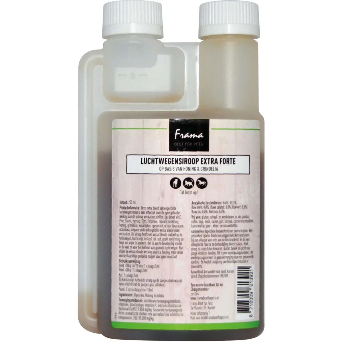 Frama Best For Pets Luchtwegen Siroop Extra Forte 1