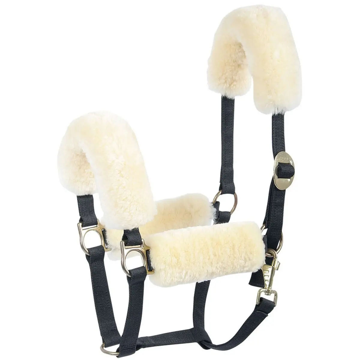 Harry's Horse Halster Lamsvel Bontset Naturel 1