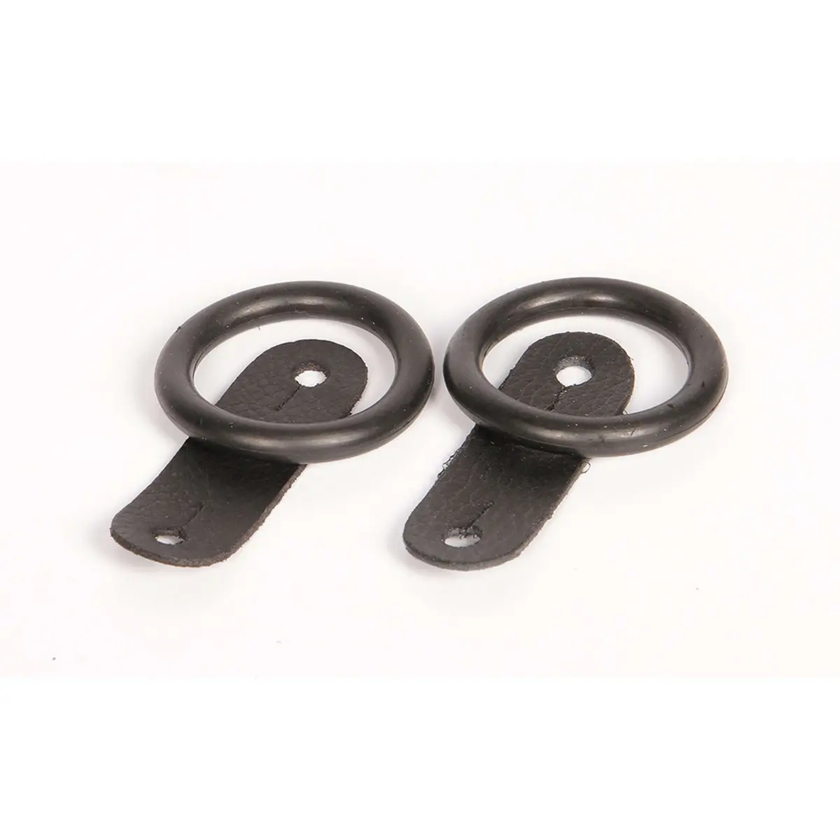 Harry's Horse Rubber En Leren Ringen Zwart 1