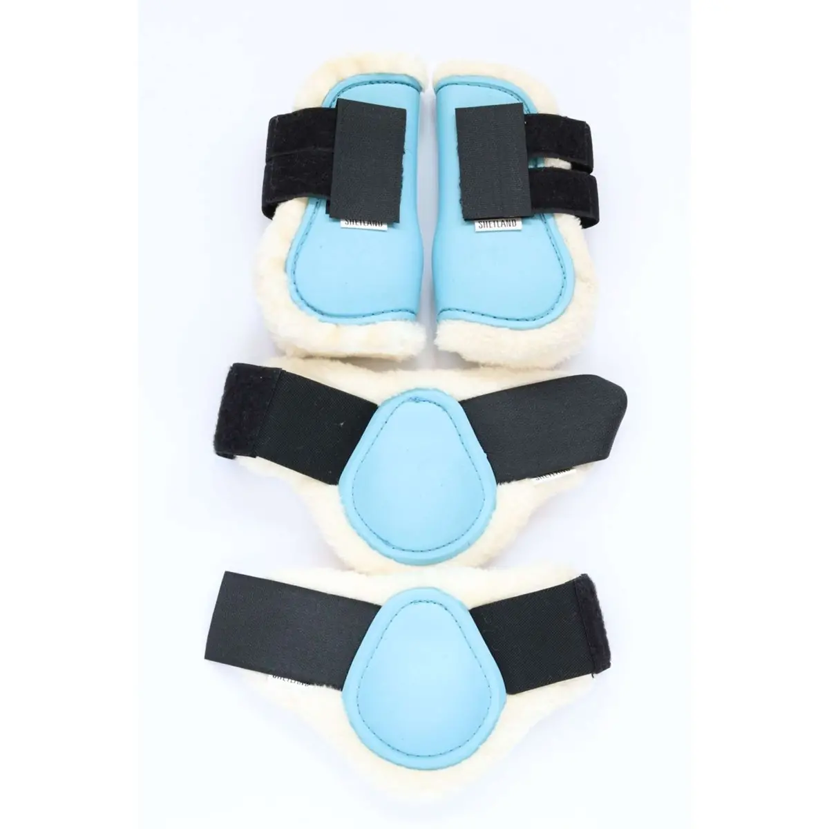 Hb Beenbeschermerset Teddy Lichtblauw 1