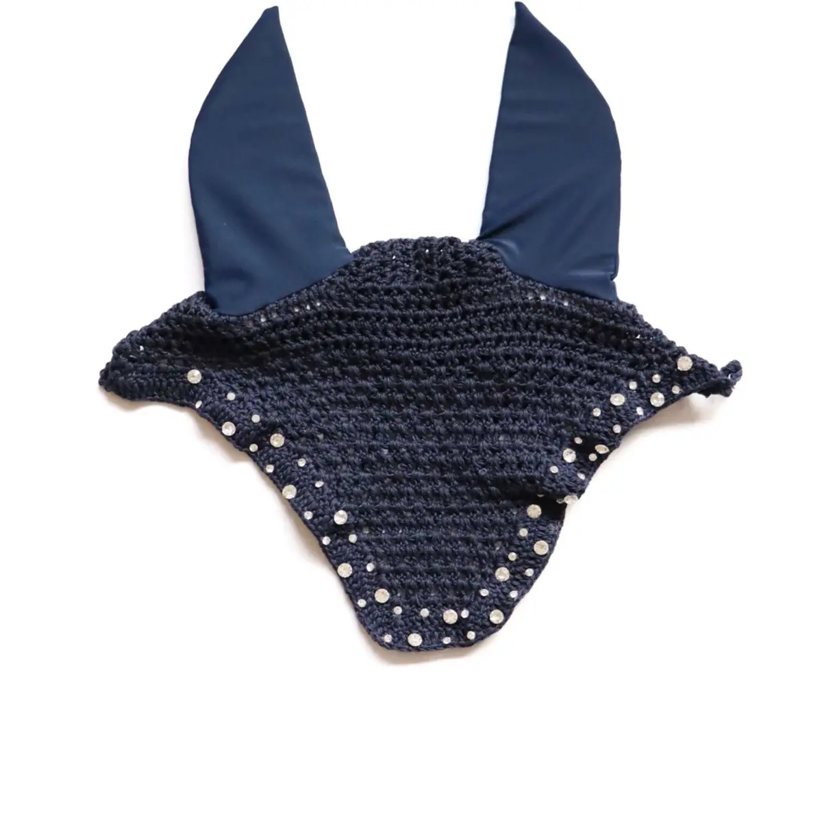 Hb Oornetje Met Trydac Swarovski Steentjes Navy 1