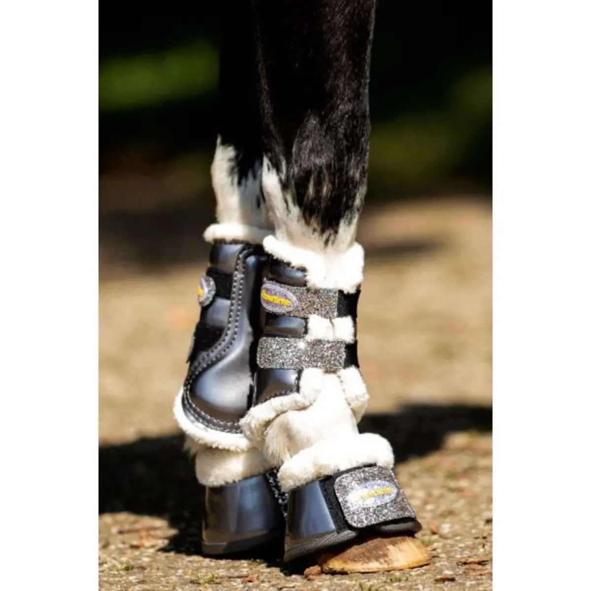 Hb Showtime Beenbeschermers Gold Rush Glitter Little Sizes Grijs 1