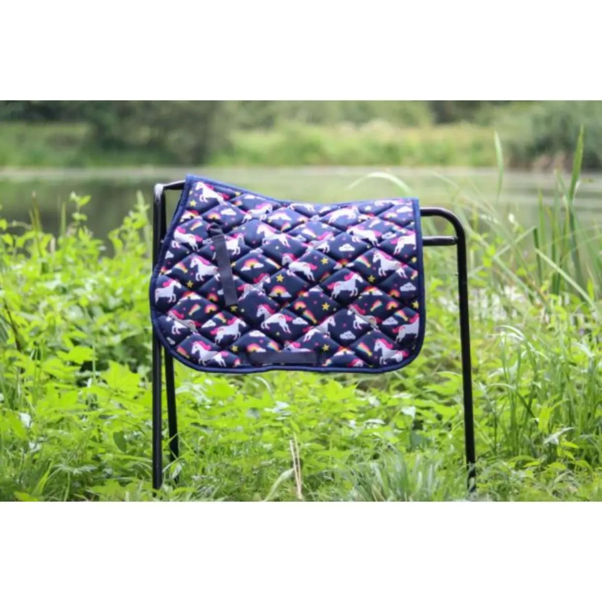 Hb Zadeldekje Unicorn Shetland Navy 1