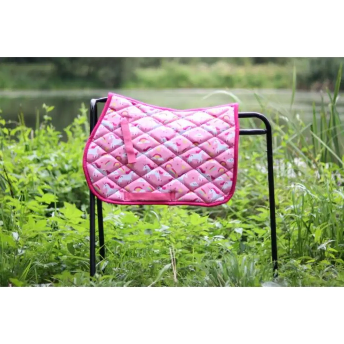 Hb Zadeldekje Unicorn Shetland Roze 1