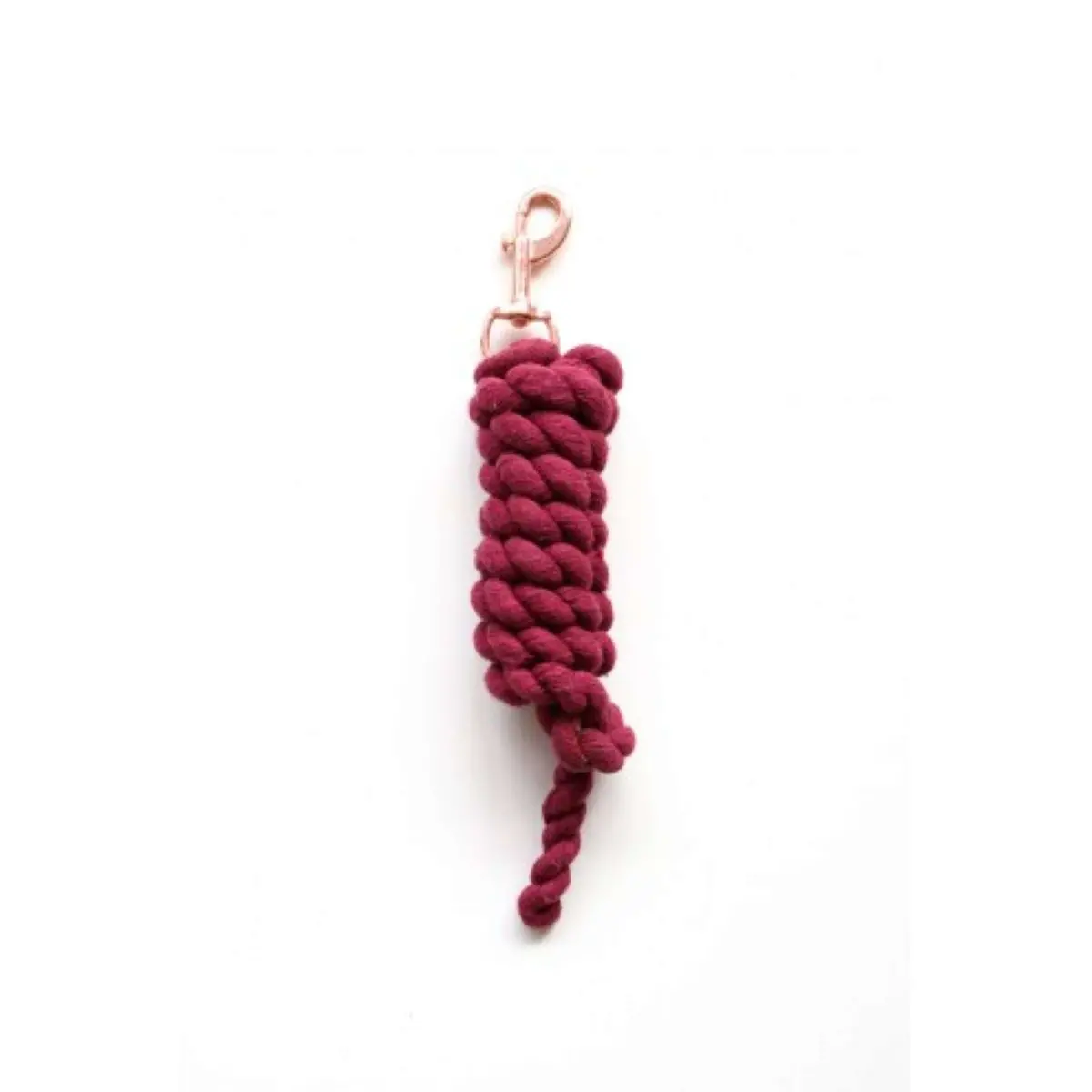 Hb Showtime Halstertouw Rose Gold Musketon Burgundy 1