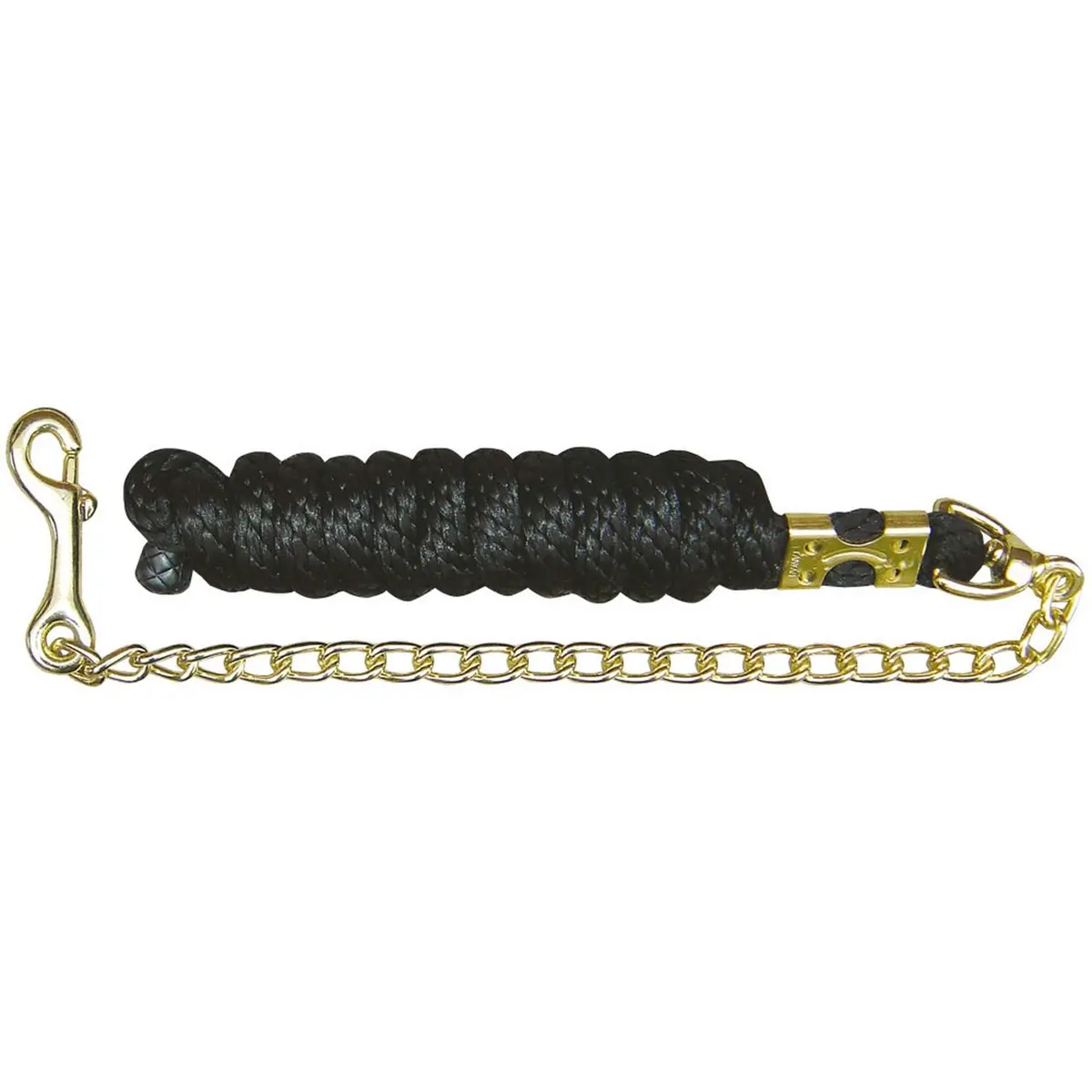 Harry's Horse Halstertouw Comfort Met Ketting Zwart 1