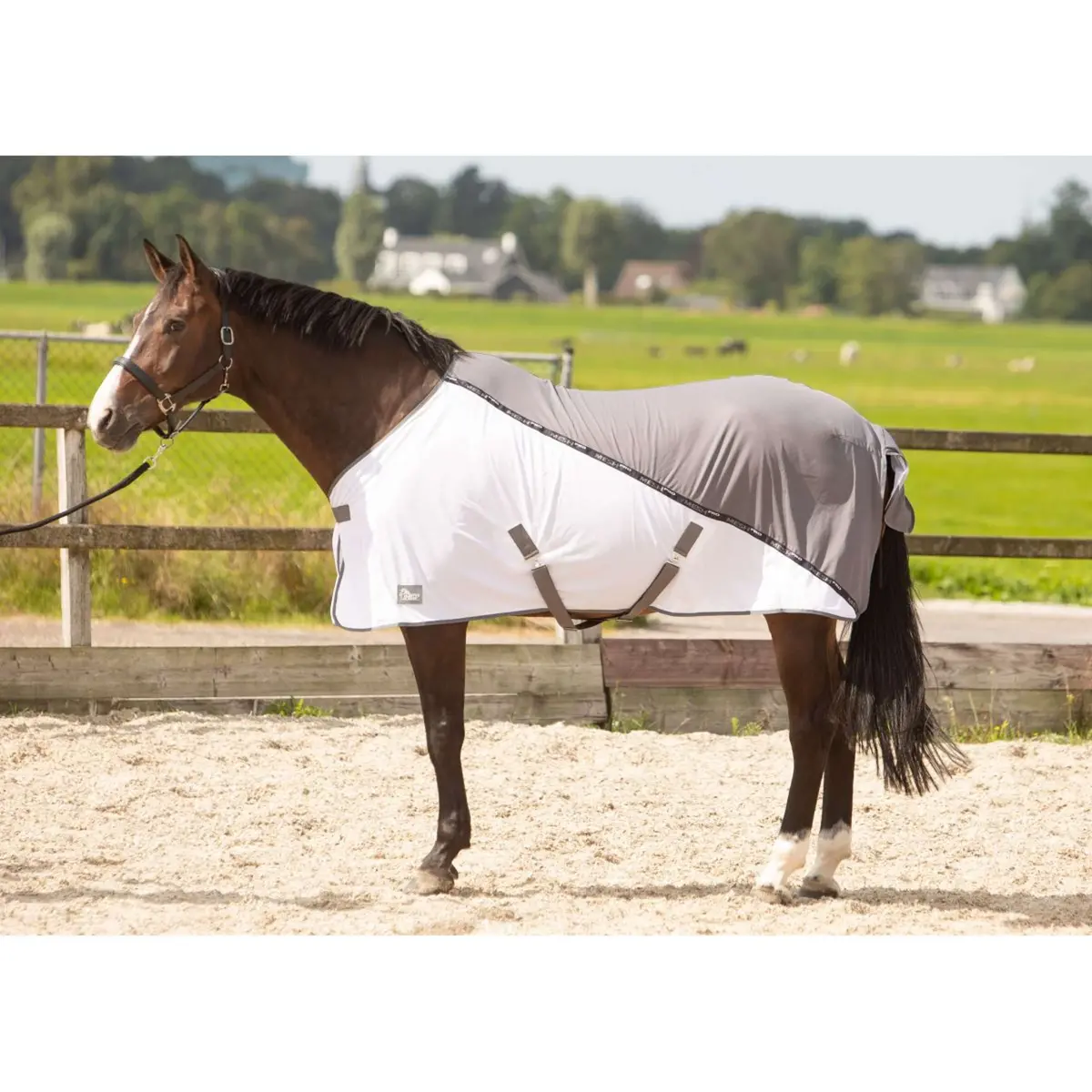 Harry's Horse Vliegendeken Mesh-Pro Grijs 1