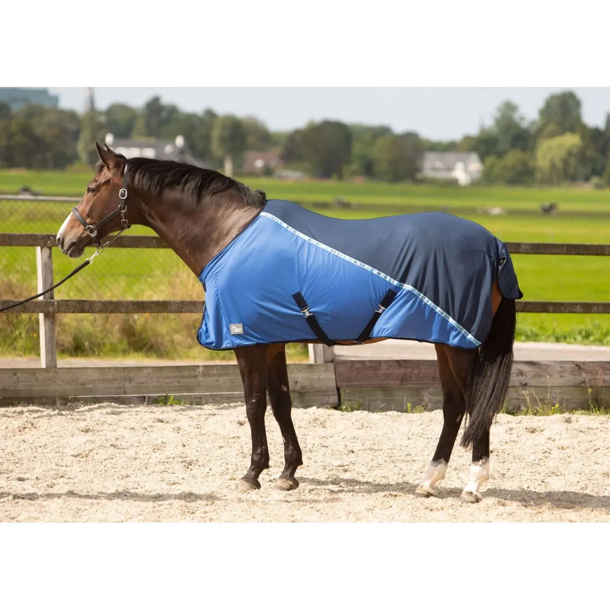 Harry's Horse Vliegendeken Mesh-Pro Navy 1