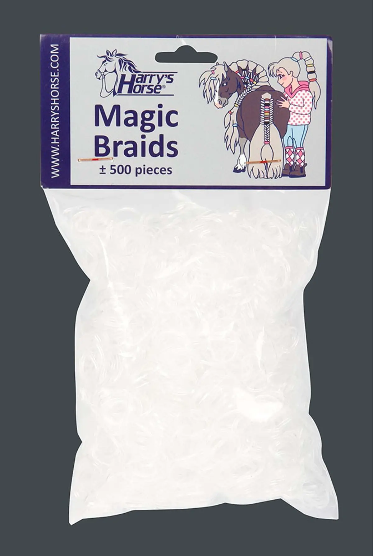 Harry's Horse Manenstiekjes Magic Braids Transparant 1