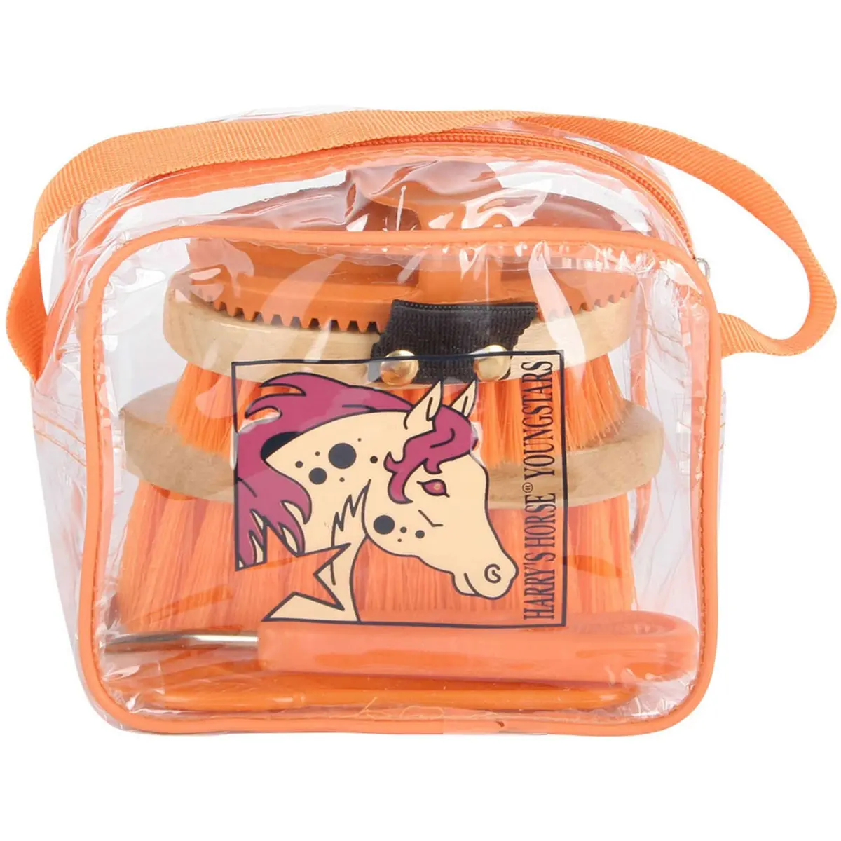 Harry's Horse Mini Grooming Kit Oranje 1
