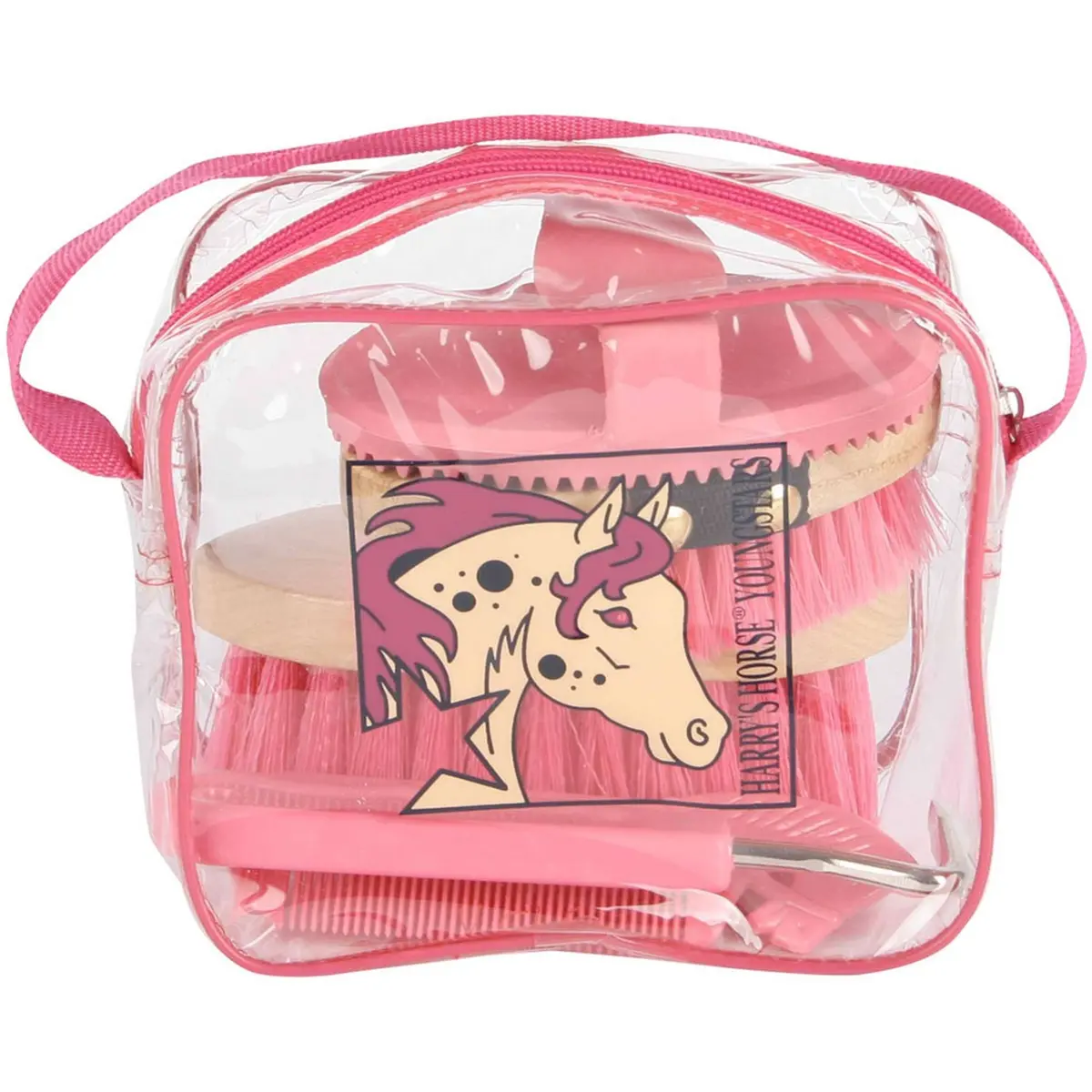 Harry's Horse Mini Grooming Kit Roze 1