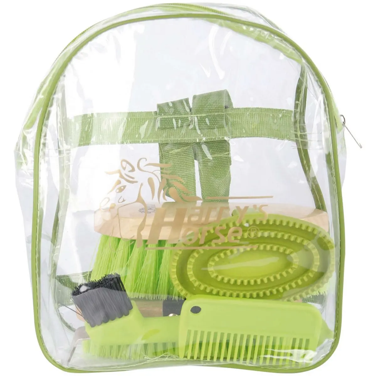 Harry's Horse Backpack Grooming Kit Groen 1