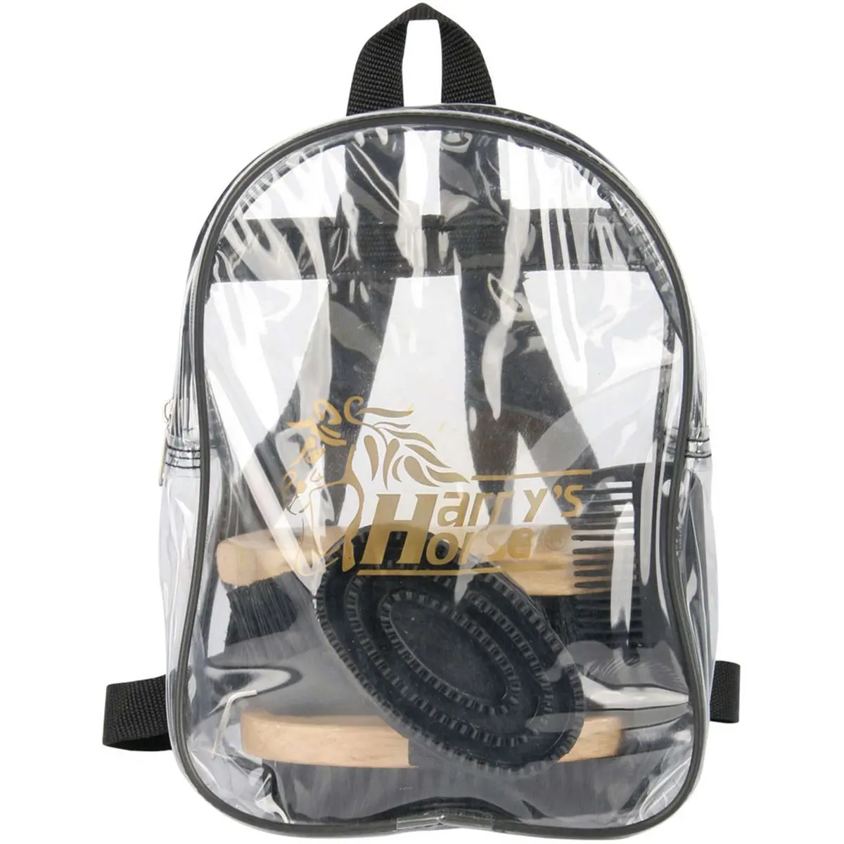 Harry's Horse Backpack Grooming Kit Zwart 1