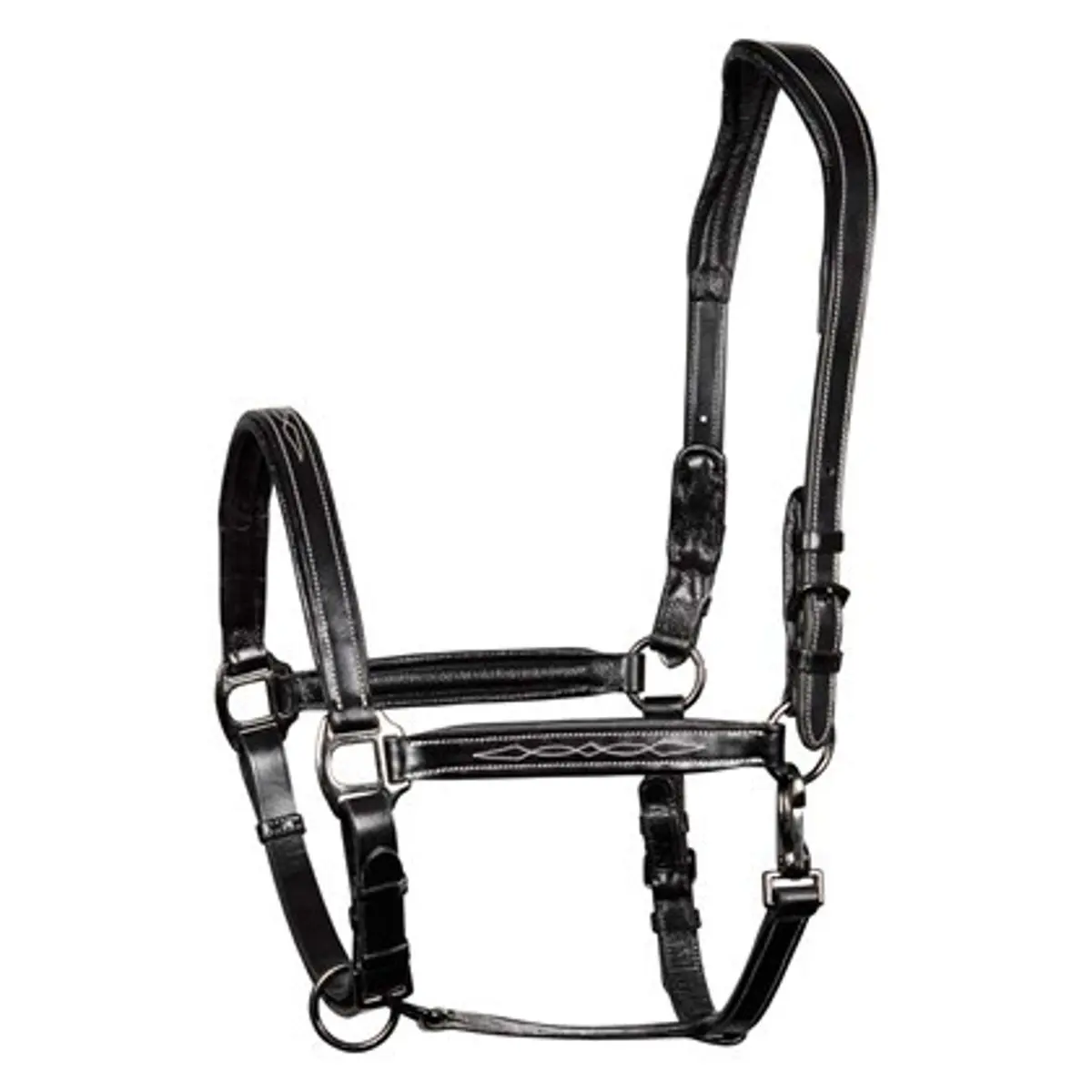 Harry's Horse Halster Leder Supreme Zwart 1