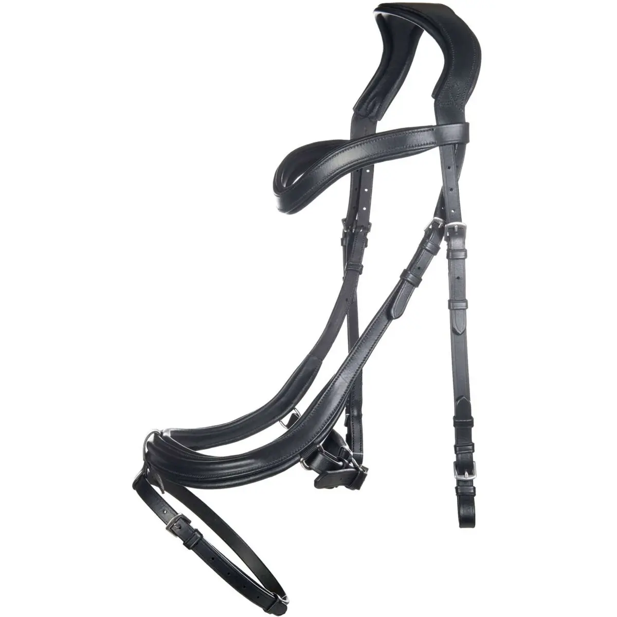 Hkm Hoofdstel Anatomic Zwart 1