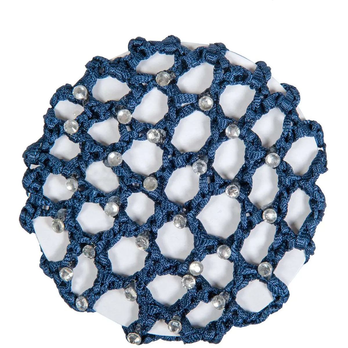Hkm Haarnetje Met Siersteentjes Donkerblauw 1