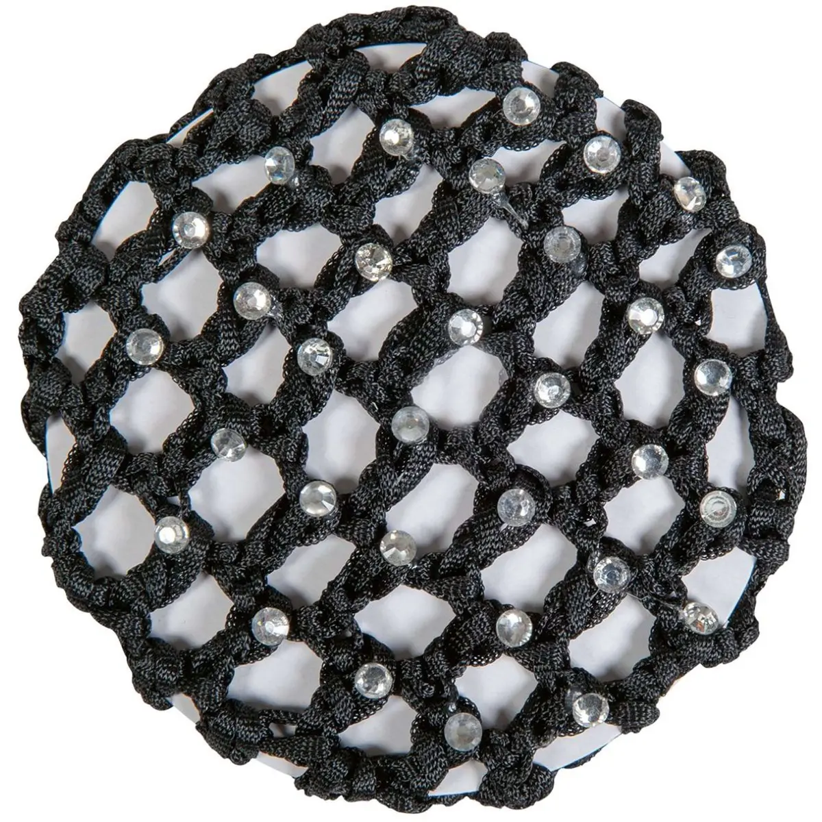 Hkm Haarnetje Met Siersteentjes Zwart 1