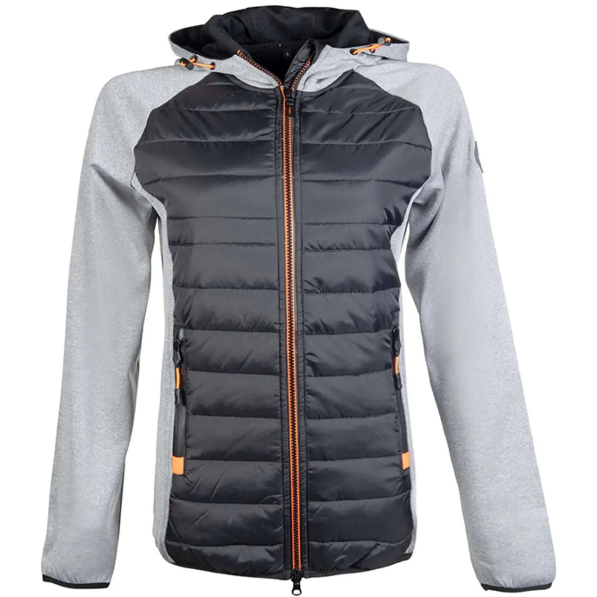 Hkm Sweatjas Style Grijs Melange/Zwart 1
