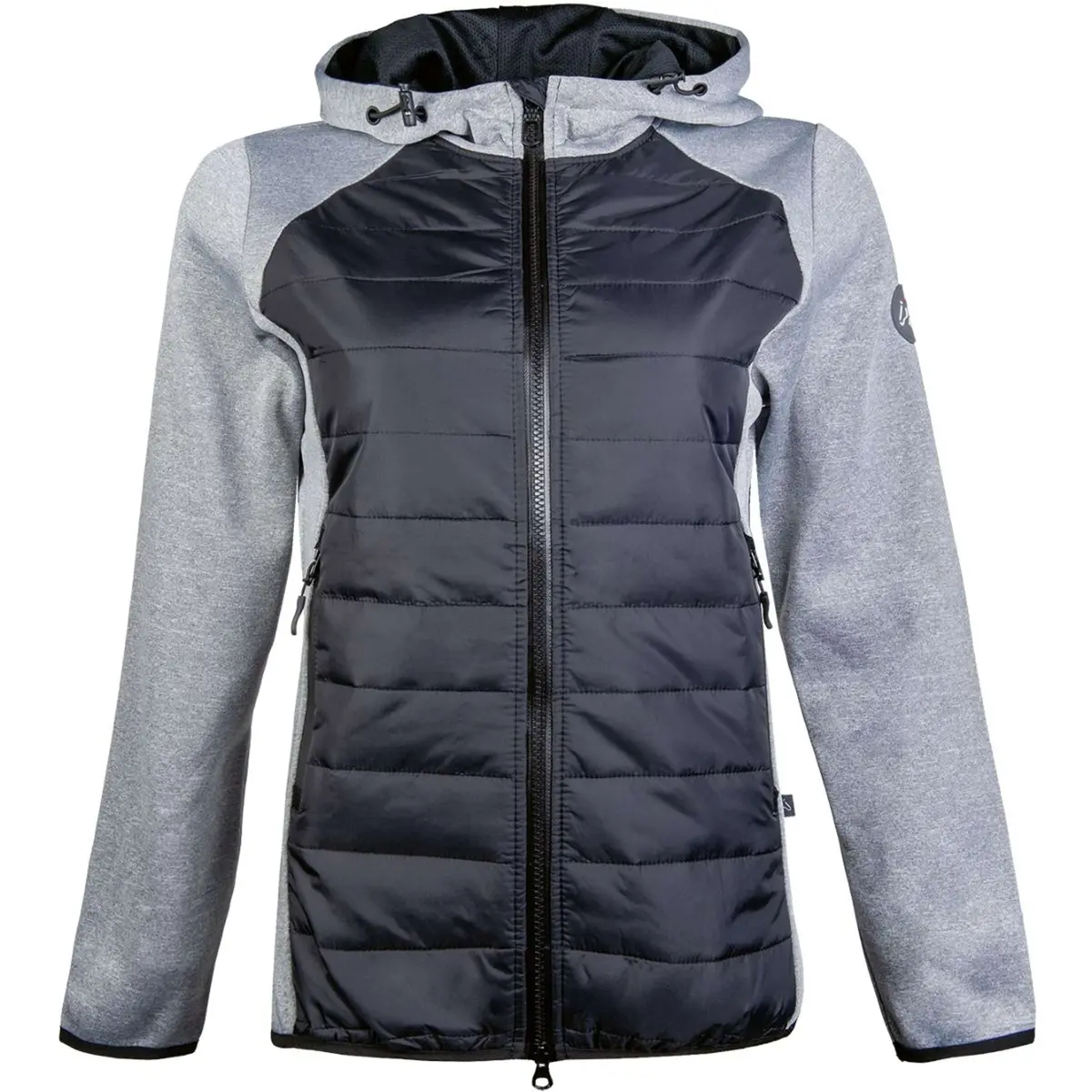 Hkm Sweatjas Style Donkergrijs/Zwart/Zwart 1