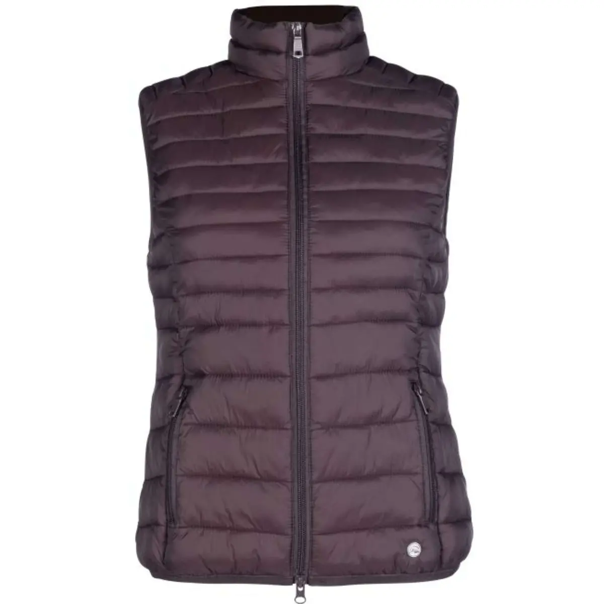 Hkm Bodywarmer Lena Gewatteerd Donkerbruin 1