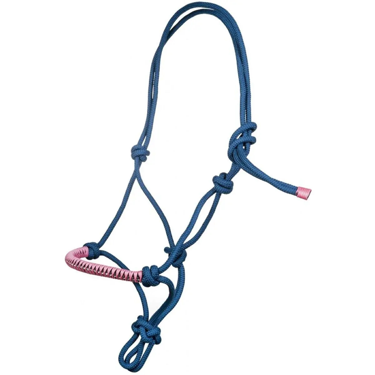 Hkm Touwhalster Deko Azuurblauw/Roze 1