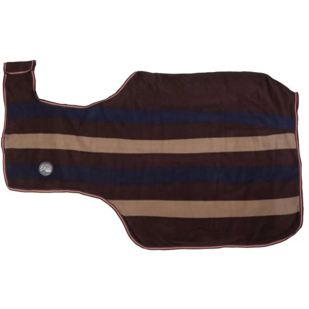 Hkm Uitrijdeken Professional Navy/Zand/Donkerbruin 1