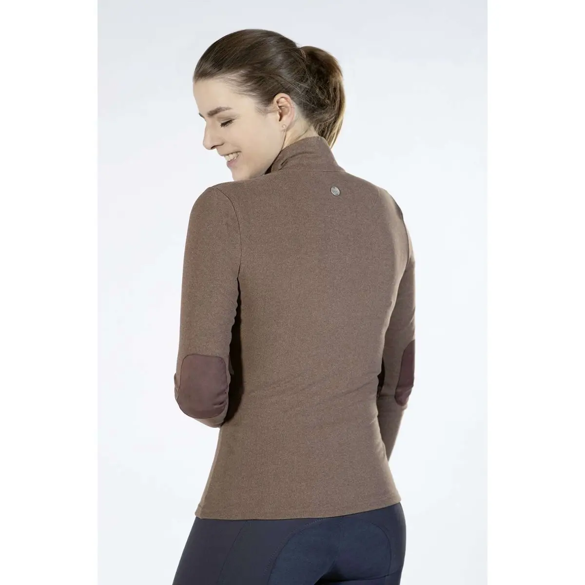 Hkm Functioneel Shirt Supersoft Donkerbruin 2