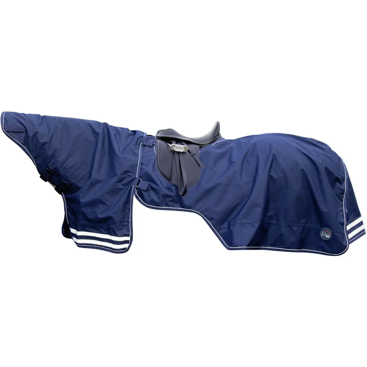 Hkm Uitrijdeken Met Afneembare Hals Donkerblauw 1