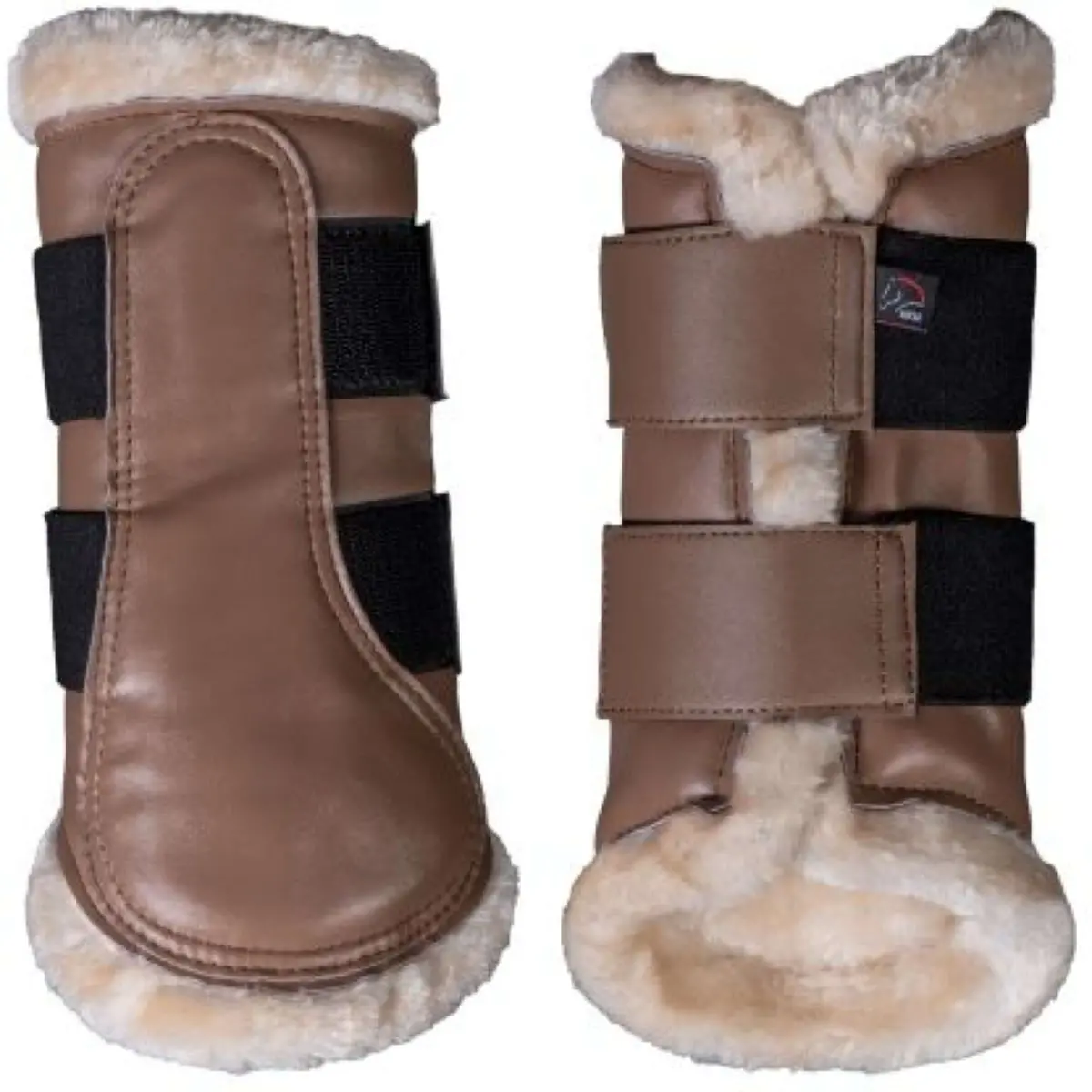 Hkm Beenbeschermers Comfort Premium Fur Taupe 1