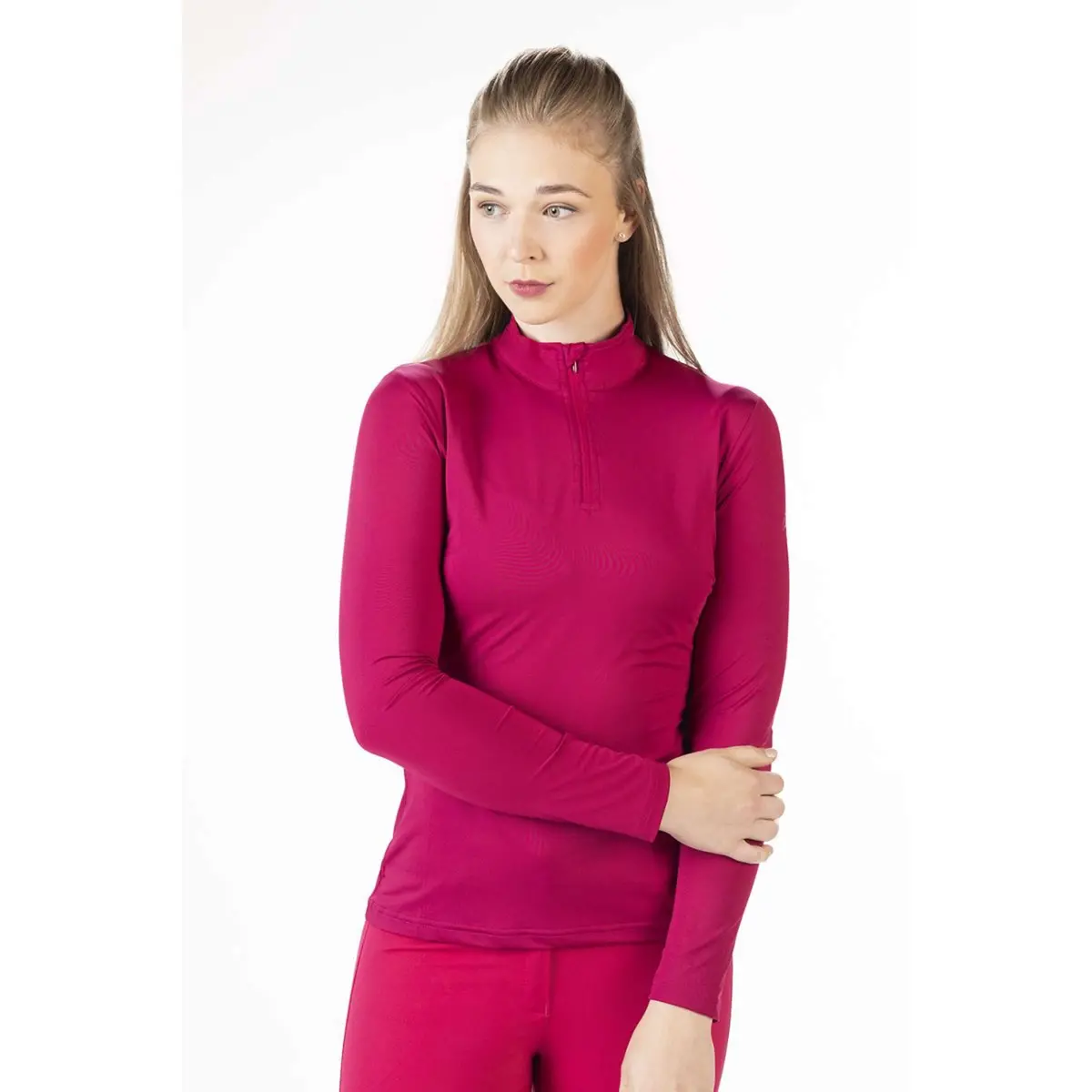 Hkm Functioneel Shirt Summer Milano Cranberry 1