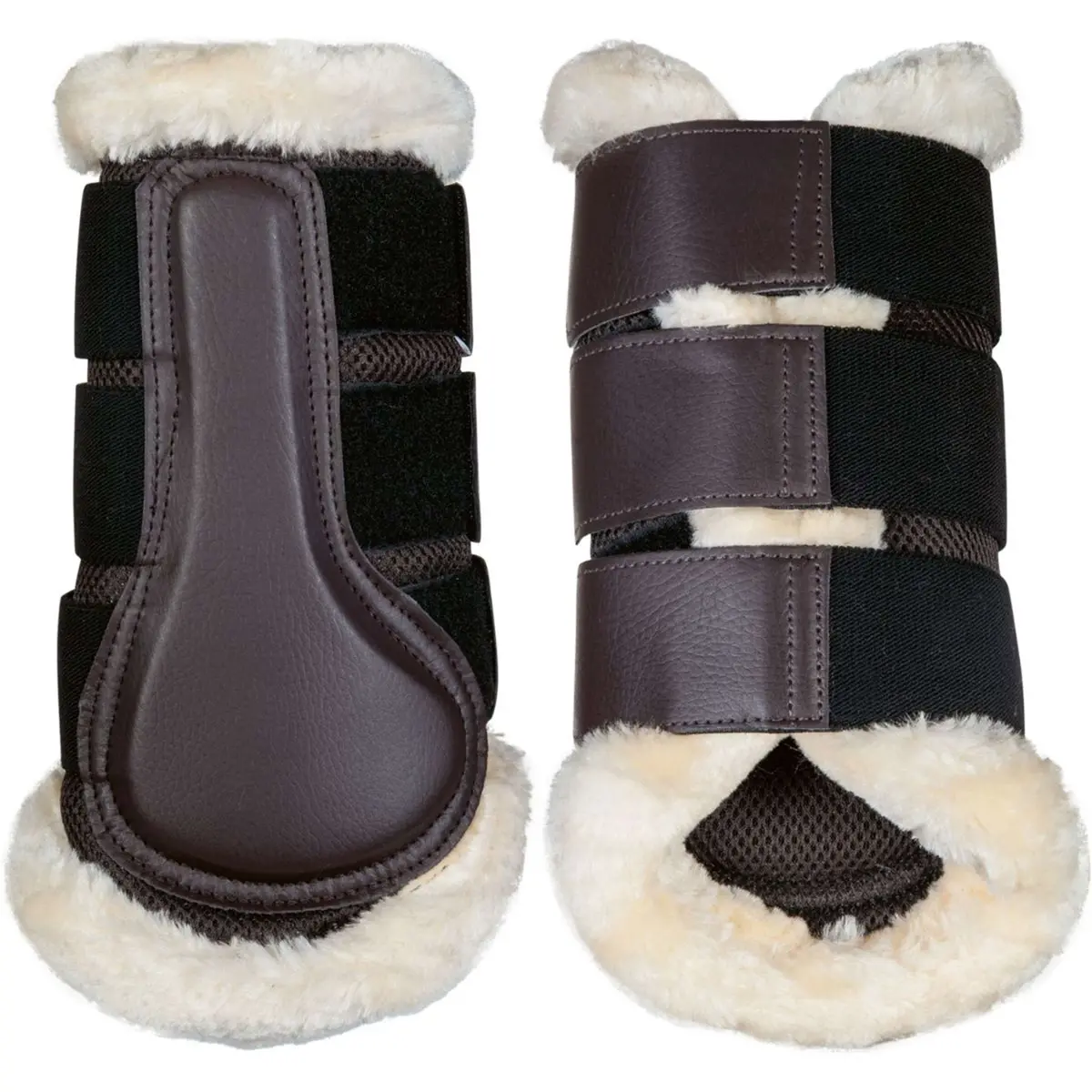 Hkm Beenbeschermers Comfort Mesh Bruin 1