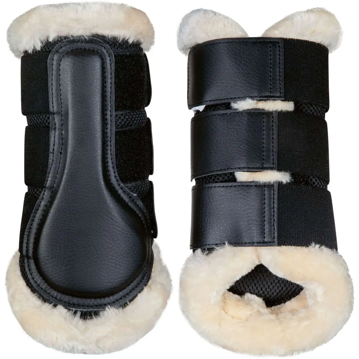 Hkm Beenbeschermers Comfort Mesh Zwart 1