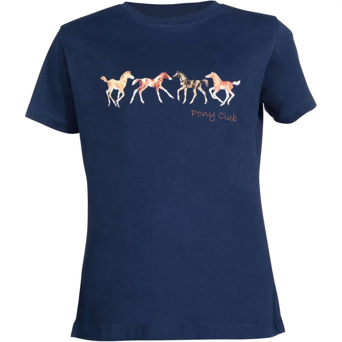 Hkm T-Shirt Pony Club Donkerblauw 1