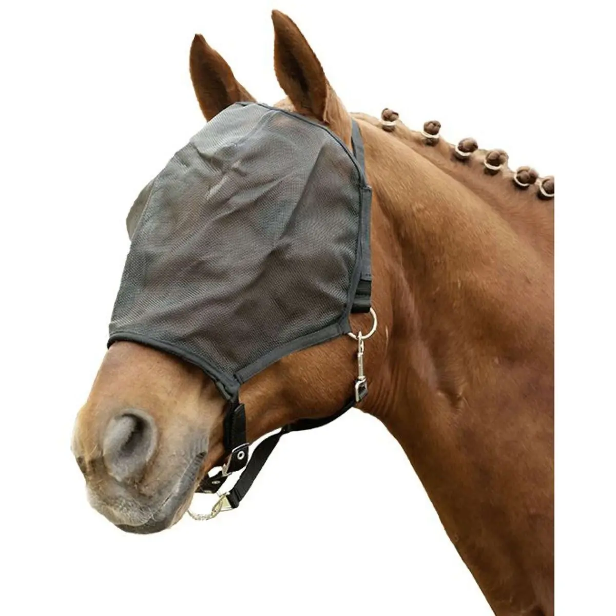 Hkm Vliegenmasker Halster Zwart 1