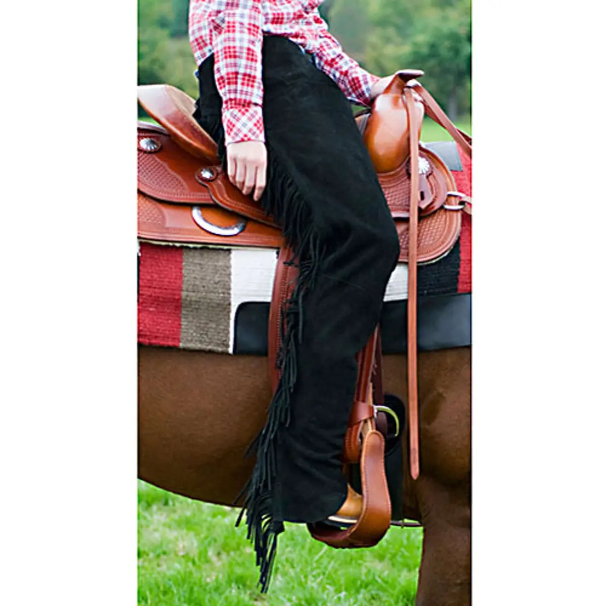Hkm Showchaps Met Franjes Zwart 1