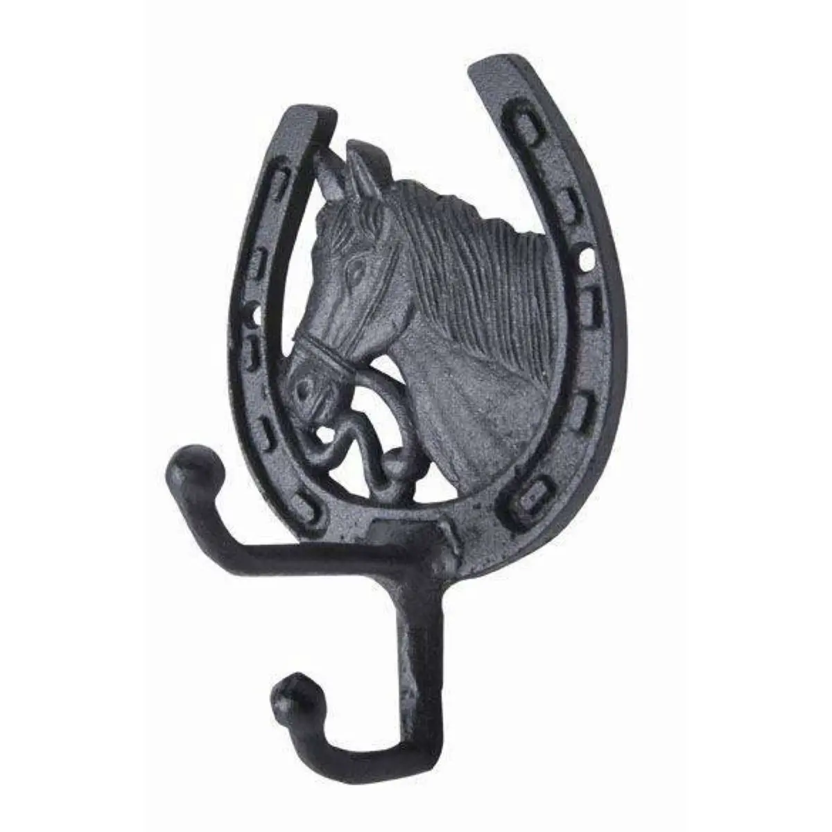 Hkm Hoofdstelhanger Uit Gietijzer Paardenhoofd 1