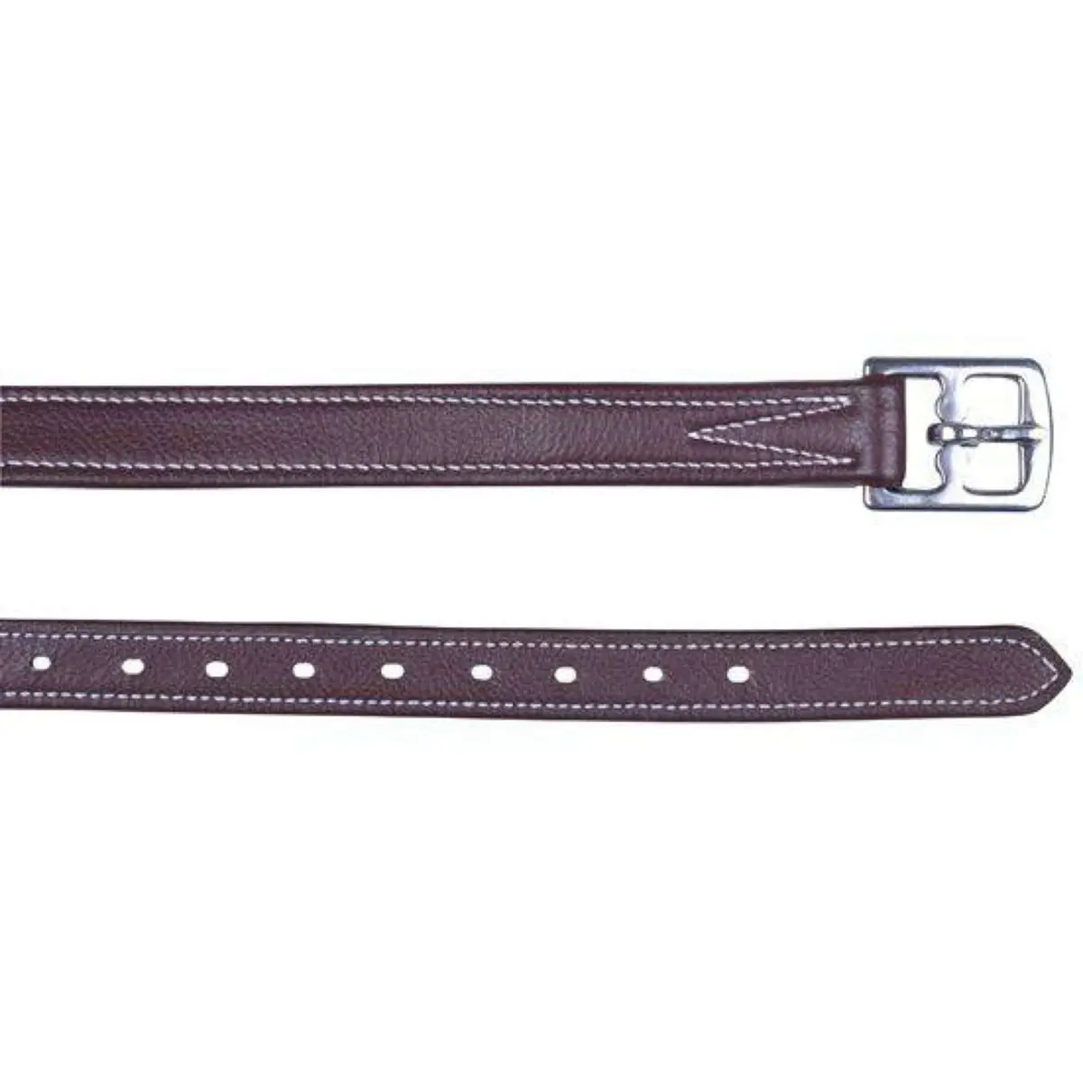 Hkm Stijbeugelriemen Flexi 2St Bruin 1