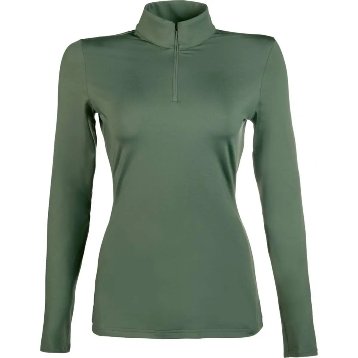 Hkm Shirt Basic Donkergroen 1