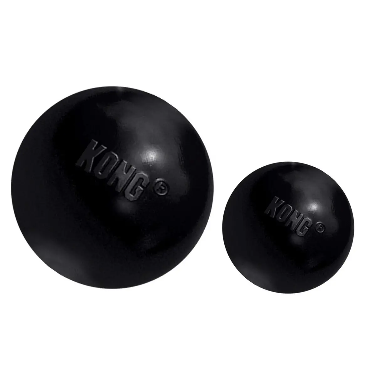 Kong X-Treme Rubber Bal Zwart 1