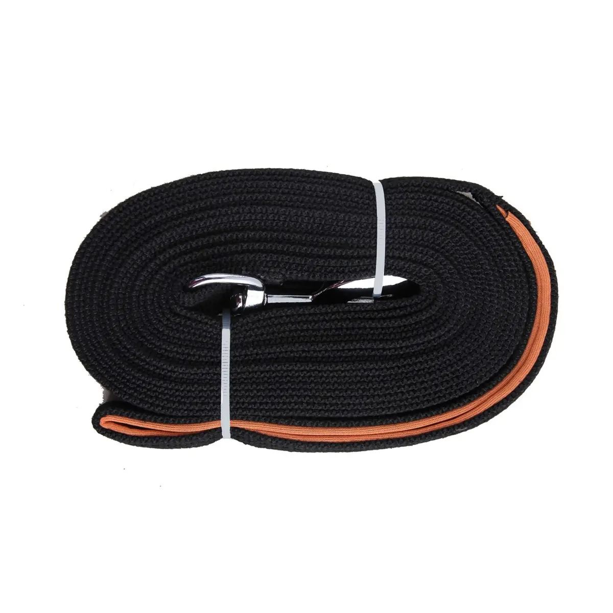 Pawise Flat Leashwith Loop Zwart 1