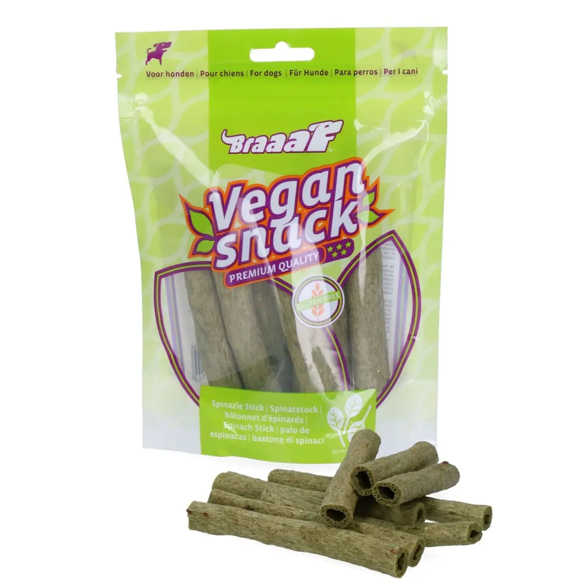 Braaaf Snack Vegan Groen 1