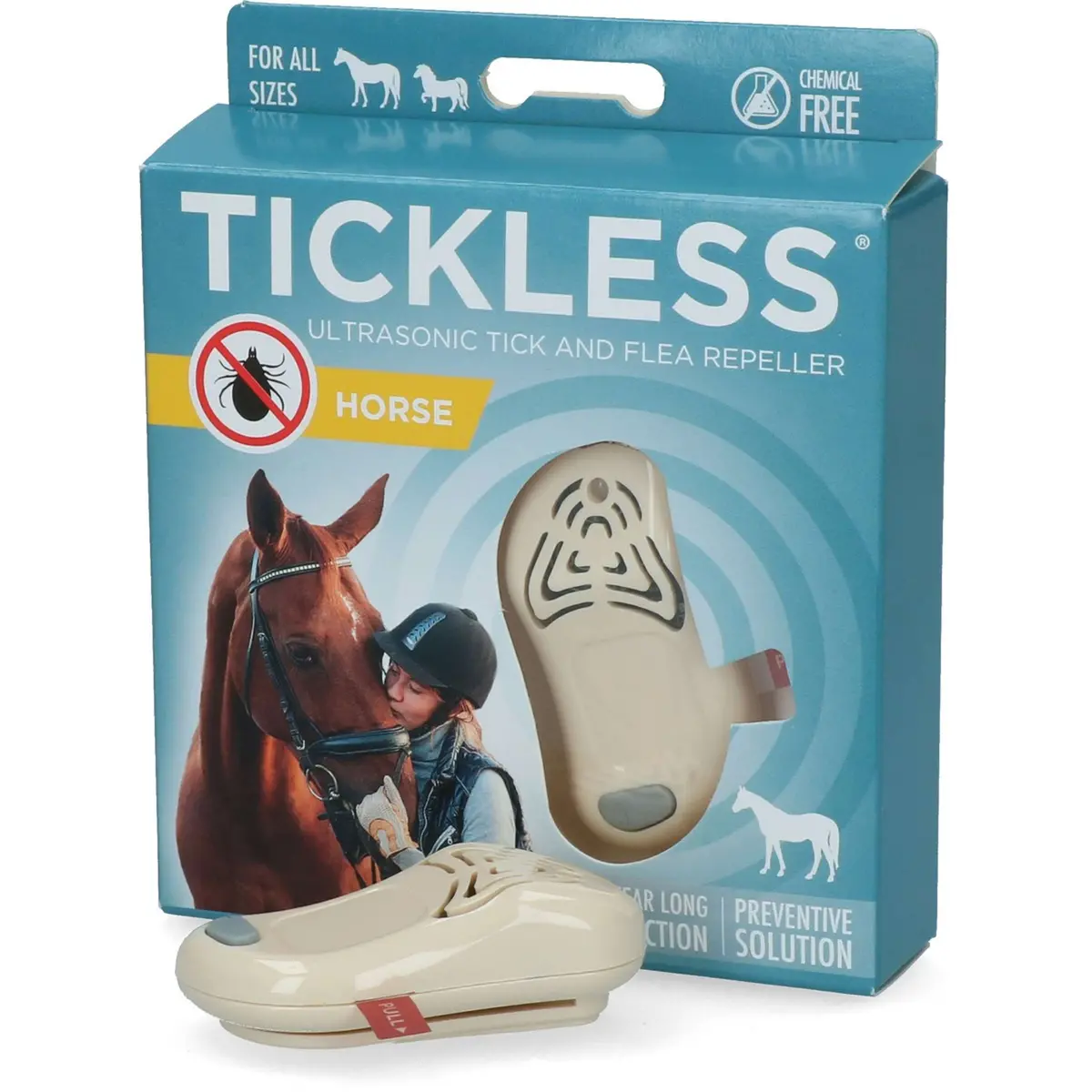 Tickless Anti Vlooi & Teek Paard Beige 1