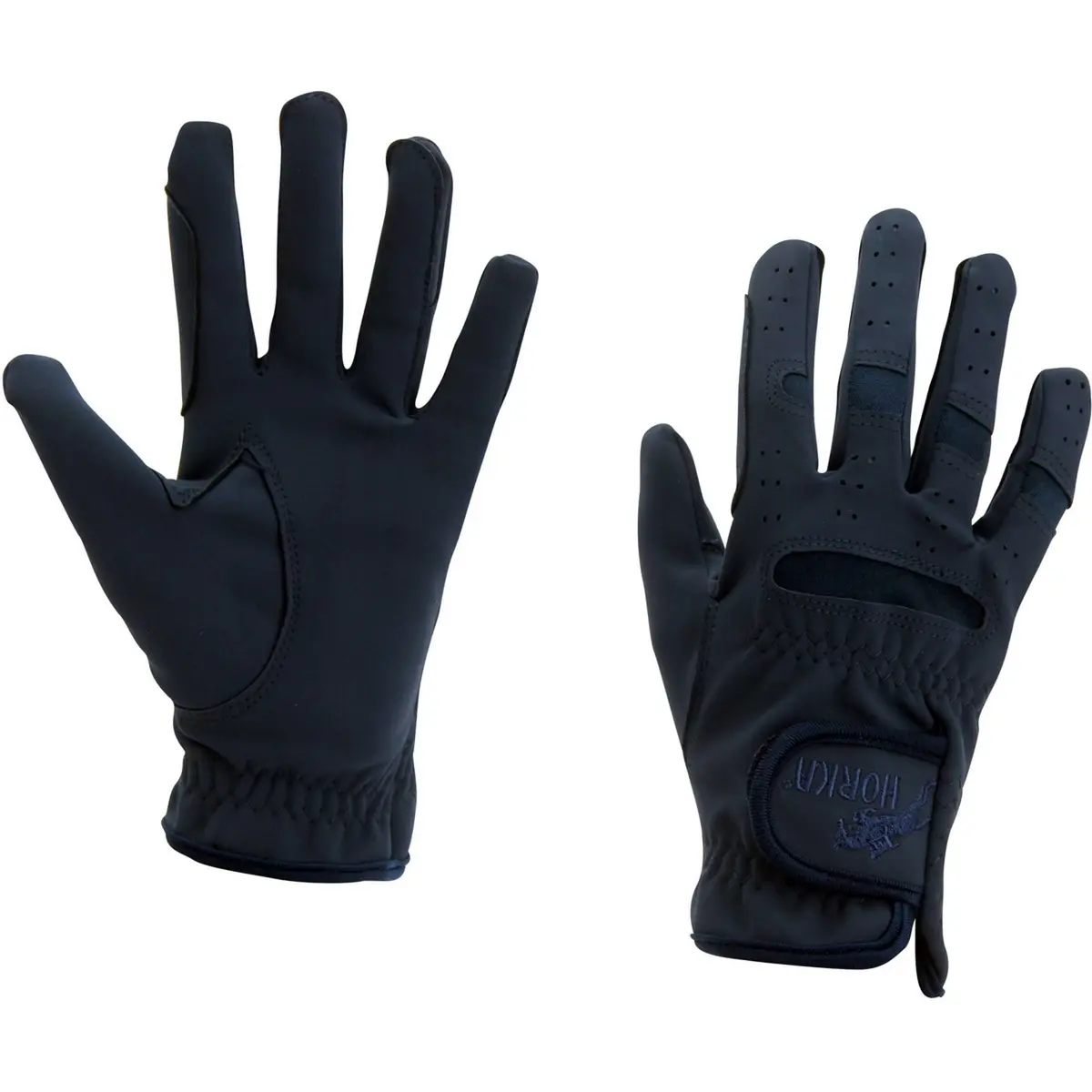 Horka Rijhandschoenen Domy Suede Blauw 1