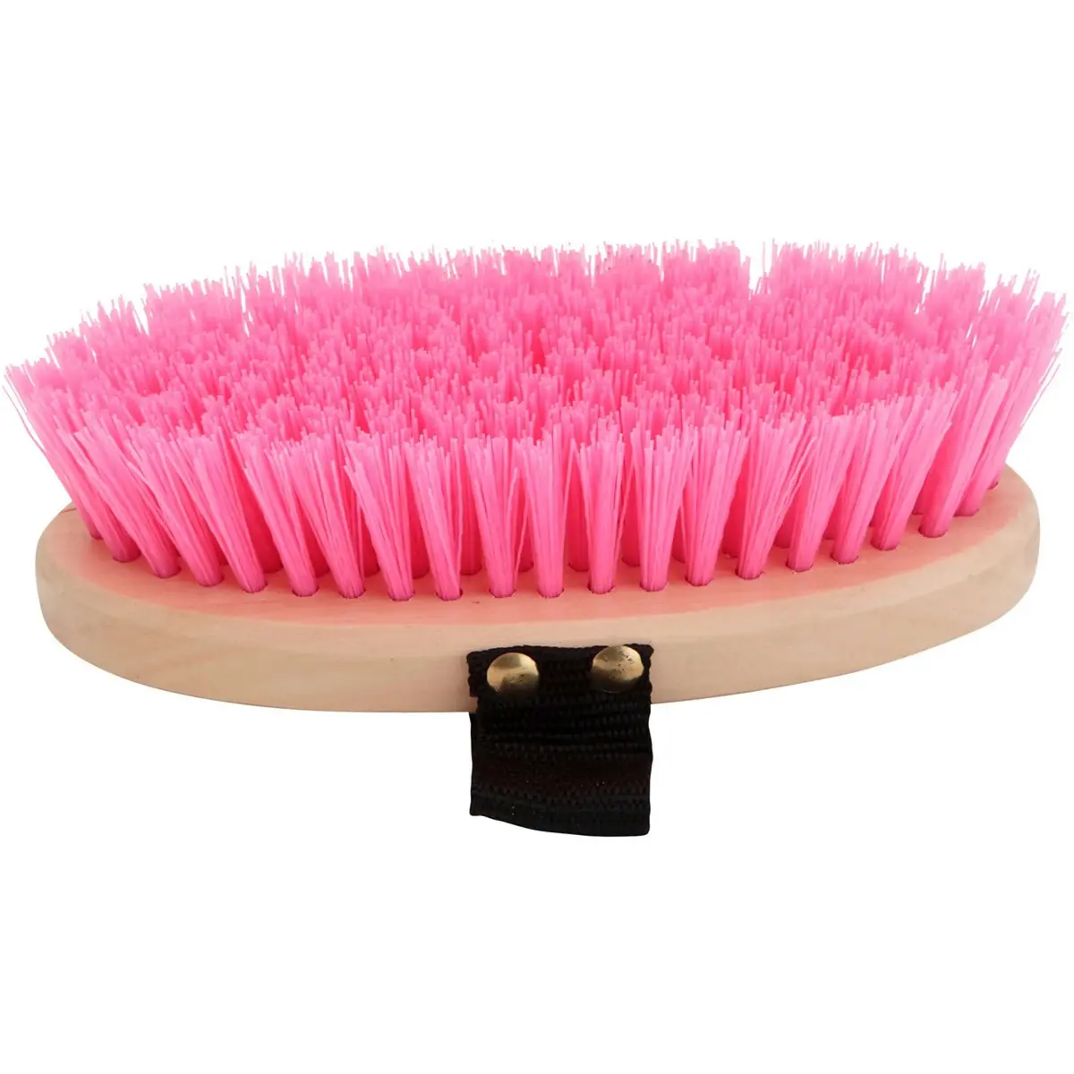 Horka Ovale Borstel Hout Hard Roze 1