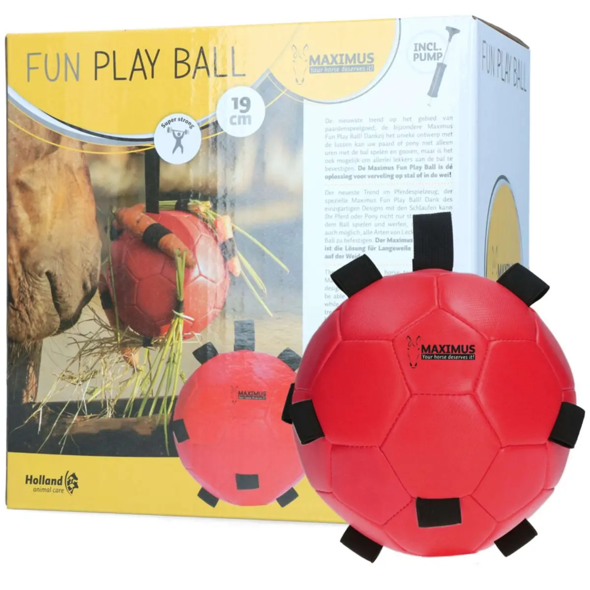Maximus Bal Fun Play Rood 1