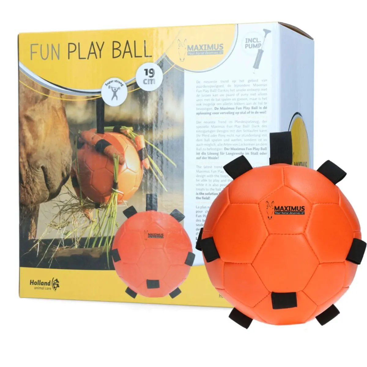 Maximus Bal Fun Play Oranje 1